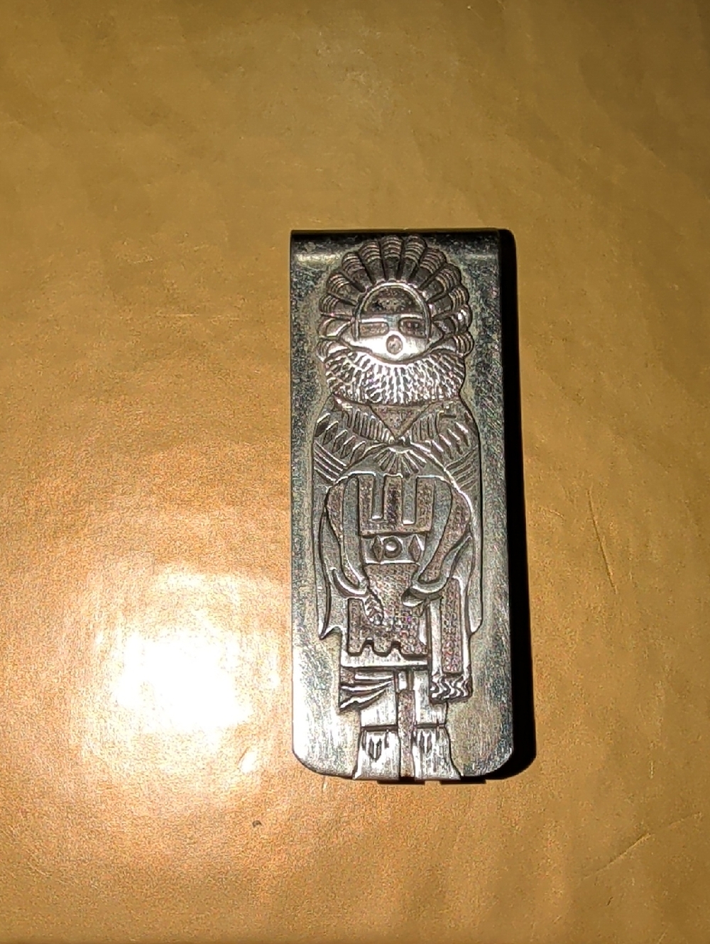 Southwest Native American Kachina Money Clip